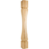 Hardware Resources P82-5-42-ALD 5" W x 5" D x 42" H Alder Baroque Minimalist Post