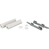 Hardware Resources MDB-086-400 400 mm Deep x 86 mm Height Full Ext. Heavy Duty Soft-close Metal Drawer Box System with 10 mm Dowels
