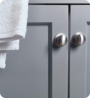Fresca FCB2348GR-D Fresca Manchester 48" Gray Traditional Double Sink Bathroom Cabinet