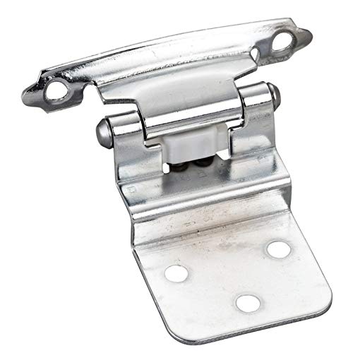 Hardware Resources P5922PC Traditional 3/8 Inset Hinge with Semi-Concealed Frame Wing - Polished Chrome