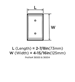 Amerock Wall Plate Black Bronze 1 Toggle Switch Plate Cover Candler 1 Pack Light Switch Cover