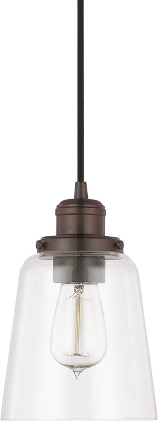 Capital Lighting 3718BB-135 Fallon 1 Light Pendant Burnished Bronze