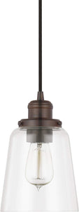 Capital Lighting 3718BB-135 Fallon 1 Light Pendant Burnished Bronze
