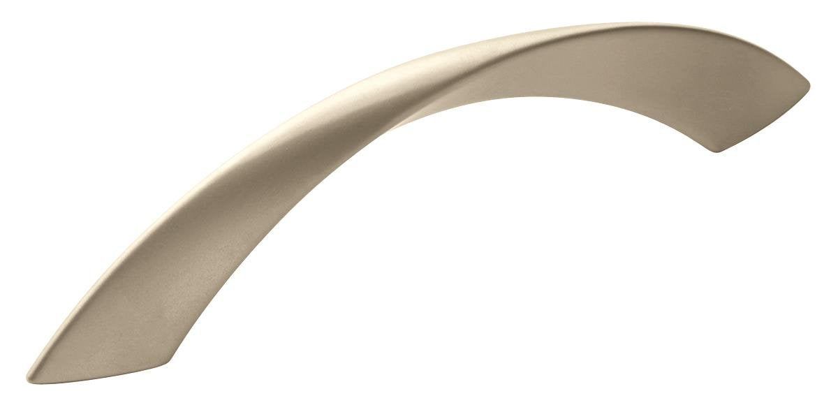 Amerock Cabinet Pull Satin Nickel Matte 5-1/16 inch (128 mm) Center to Center Essential'Z 1 Pack Drawer Pull Drawer Handle Cabinet Hardware