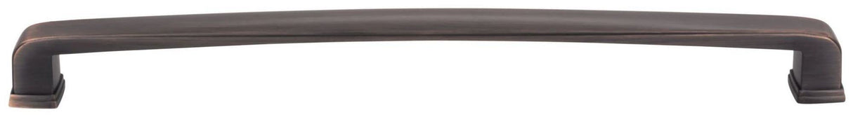 Jeffrey Alexander 1092-12DBAC 12" Center-to-Center Brushed Oil Rubbed Bronze Square Milan 1 Appliance Handle