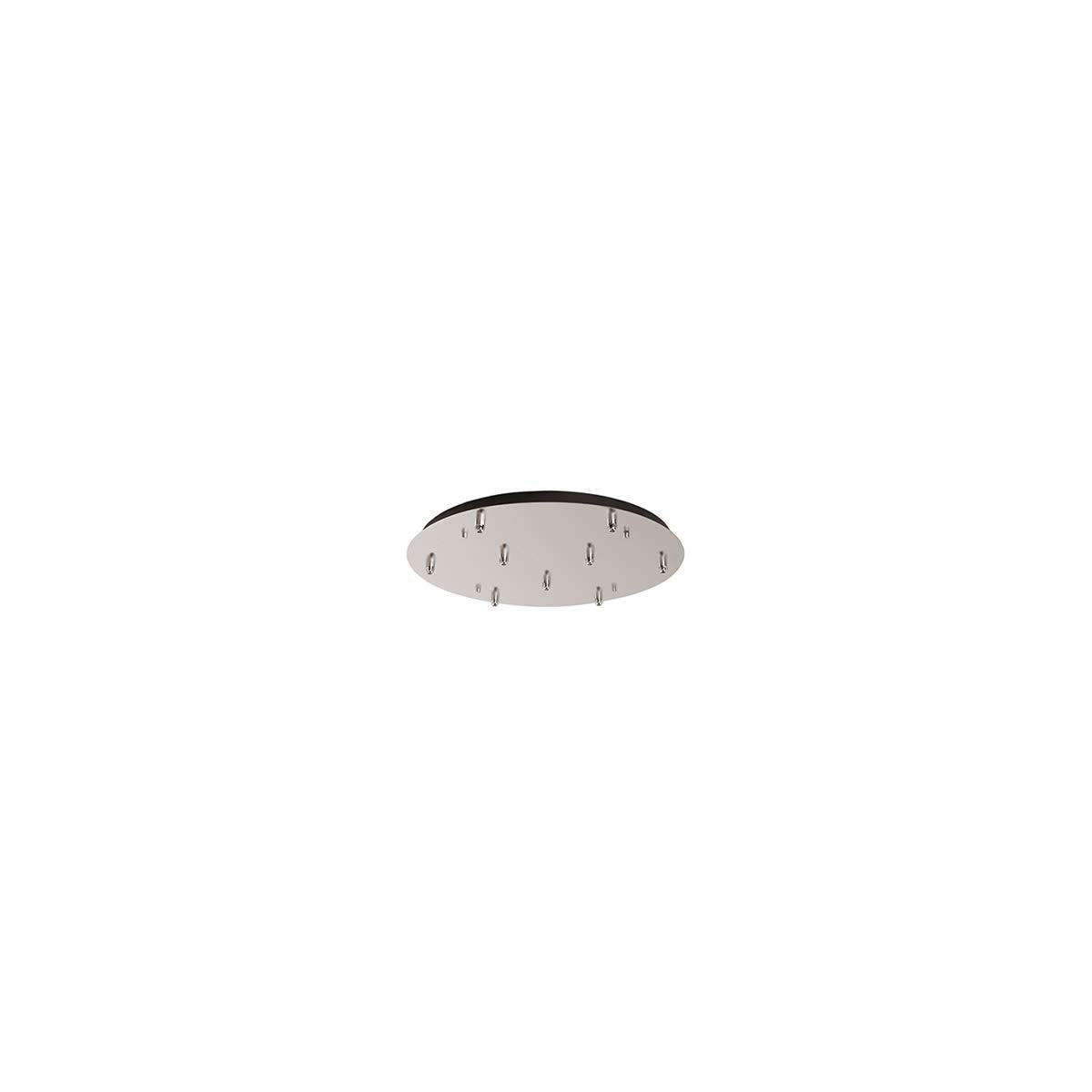 Kuzco CNP09AC-BN 9 Head Canopy SSL/SVT Wire BR-NICK