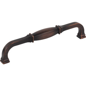 Jeffrey Alexander 278-160DBAC 160 mm Center-to-Center Brushed Oil Rubbed Bronze Audrey Cabinet Pull