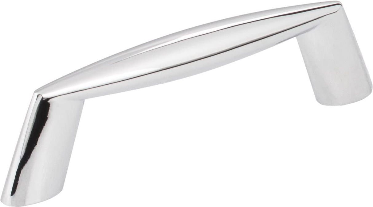 Elements 988-3PC 3" Center-to-Center Polished Chrome Zachary Cabinet Pull
