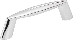 Elements 988-3PC 3" Center-to-Center Polished Chrome Zachary Cabinet Pull