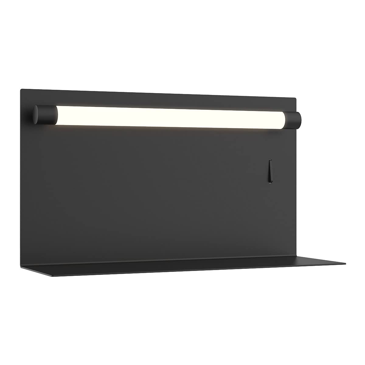 Kuzco WS16912-BK DRESDEN 12" WALL SCONCE BLACK 7W 120VAC WITH LED DRIVER AND USB PORT 3000K 90CRI