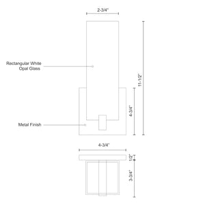 Kuzco 601485BN-LED STRATFORD 12" 60 Brushed Nickel 120V ELV LED 3000K 90CRI 11W