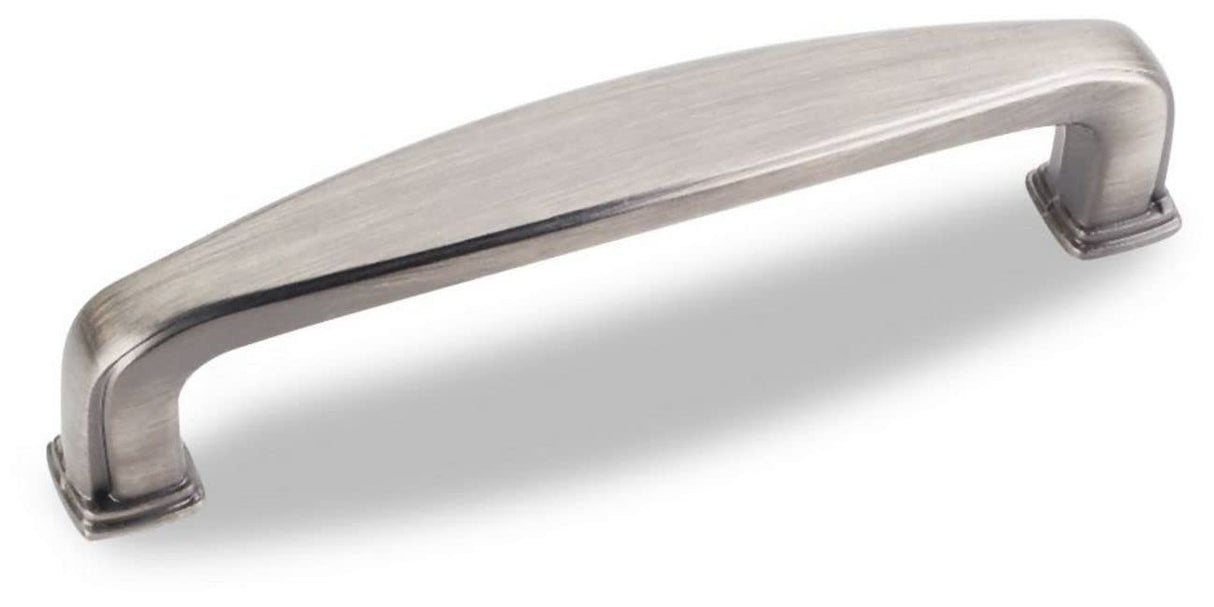 Jeffrey Alexander 1092BNBDL 96 mm Center-to-Center Brushed Pewter Square Milan 1 Cabinet Pull
