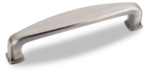 Jeffrey Alexander 1092BNBDL 96 mm Center-to-Center Brushed Pewter Square Milan 1 Cabinet Pull
