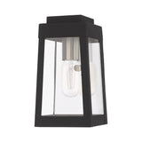 Livex Lighting 20851-07 Oslo - 9.5" One Light Outdoor Wall Lantern, Bronze Finish with Clear Glass