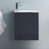 Fresca FCB8003GG-I Fresca Valencia 20" Dark Slate Gray Wall Hung Modern Bathroom Vanity