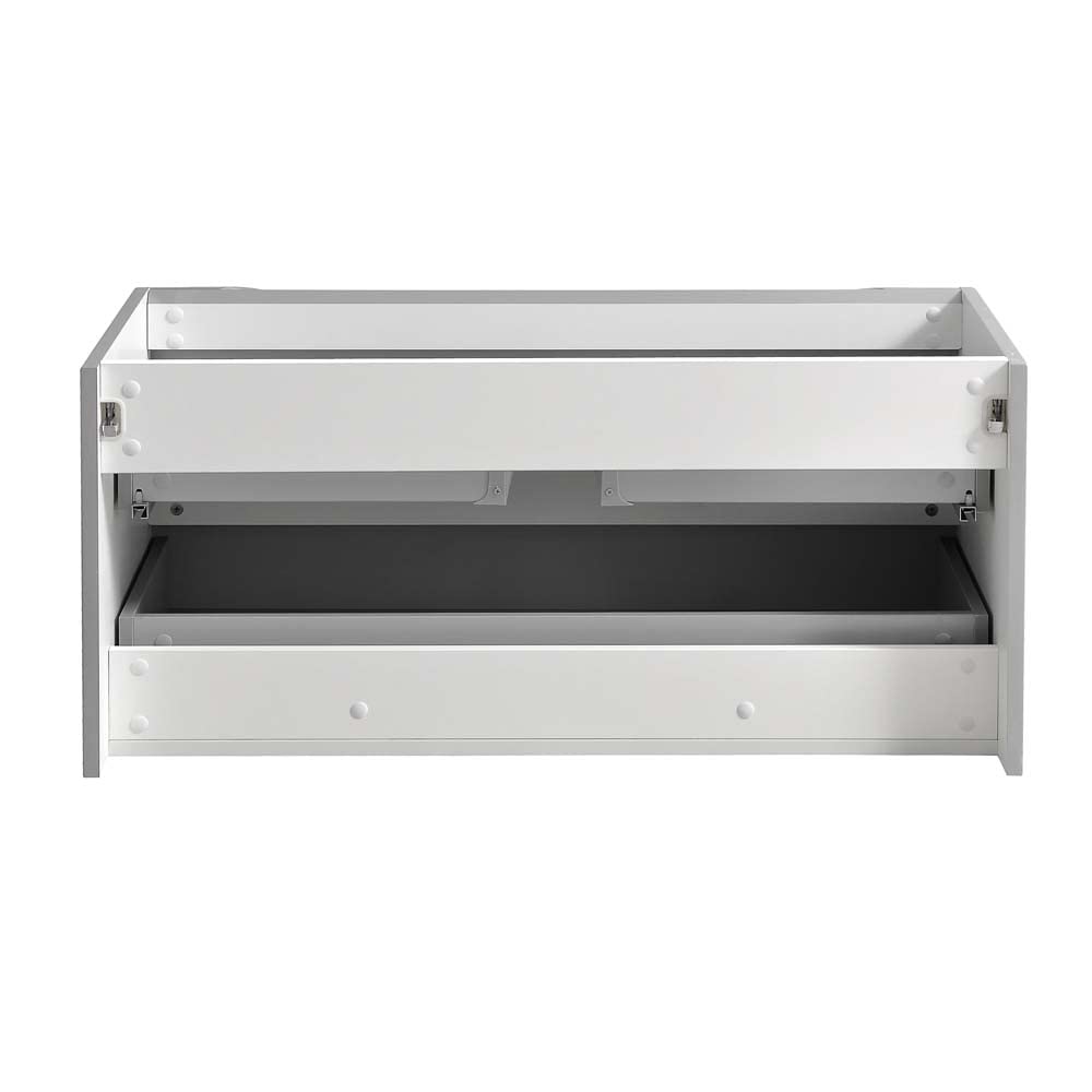 Fresca FCB9040WH Fresca Tuscany 40" Glossy White Wall Hung Modern Bathroom Cabinet