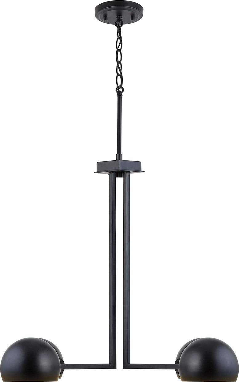 Capital Lighting 433141MB Hadley 4 Light Chandelier Matte Black