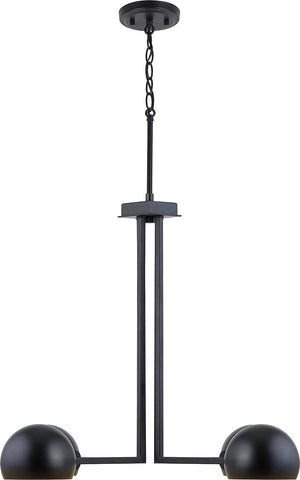Capital Lighting 433141MB Hadley 4 Light Chandelier Matte Black