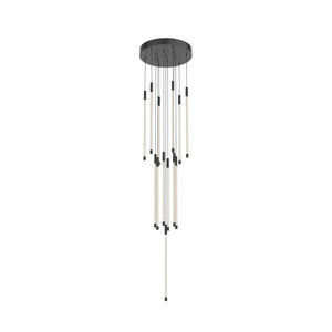 Kuzco MP75121-BK MOTIF 21" 13 HEAD MULTI-PENDANT BLACK 98W 120VAC WITH LED DRIVER 2700K 90CRI