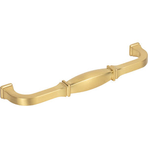 Jeffrey Alexander 278-160BG 160 mm Center-to-Center Brushed Gold Audrey Cabinet Pull