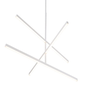 Kuzco CH10356-WH VEGA 56" CH White 120V TRIAC/ELV LED 3000K 90CRI 72W