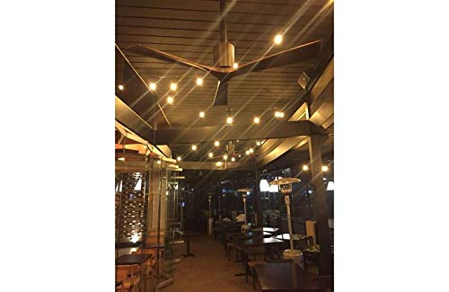 Matthews Fan IR3H-BB-WA-52 Irene-3H three-blade flush mount paddle fan in Brushed Bronze finish with 52” solid walnut tone blades. 