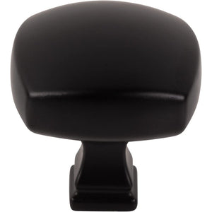 Jeffrey Alexander 278L-MB 1-3/8" Overall Length Matte Black Square Audrey Cabinet Knob