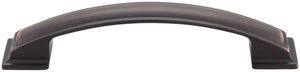 Jeffrey Alexander 435-128DACM 128 mm Center-to-Center Gun Metal Square Annadale Cabinet Pull