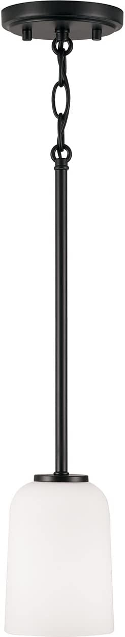 Capital Lighting 348812MB-542 Lawson 1 Light Mini Pendant Matte Black