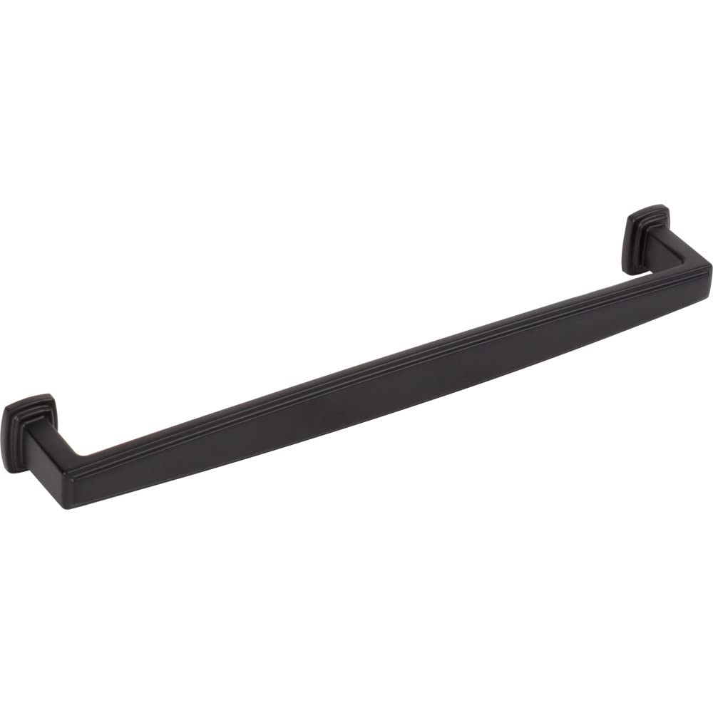 Jeffrey Alexander 171-192MB 192 mm Center-to-Center Matte Black Richard Cabinet Pull