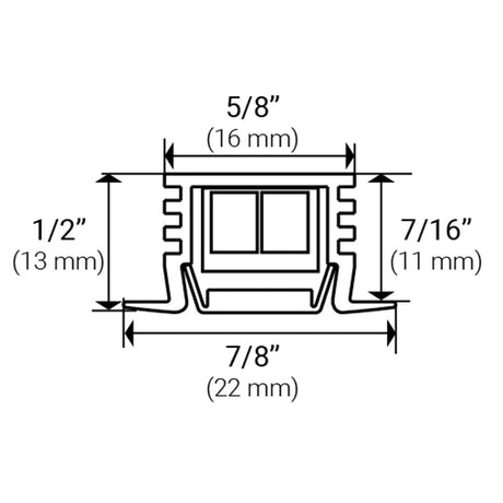 Task Lighting LT6PX24V24-10W 20-7/16" 815 Lumens 24-volt Higher Output Linear Fixture, Fits 24" Wall Cabinet, 10 Watts, Recessed 002XL Profile, Tunable-white 2700K-5000K