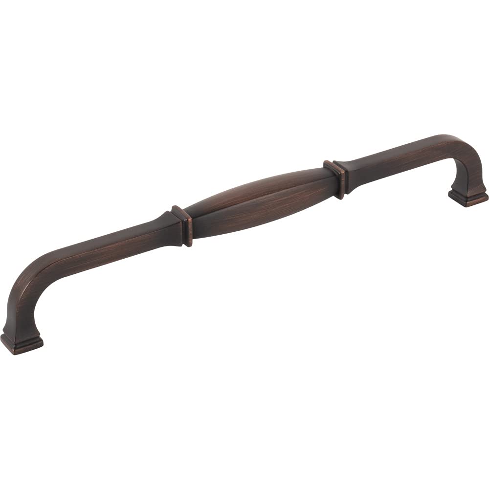 Jeffrey Alexander 278-224DBAC 224 mm Center-to-Center Brushed Oil Rubbed Bronze Audrey Cabinet Pull