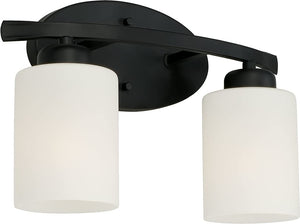 Capital Lighting 115221MB-338 Dixon 2 Light Vanity Matte Black