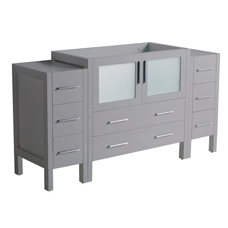 Fresca FCB62-123612GR Fresca Torino 60" Gray Modern Bathroom Cabinets
