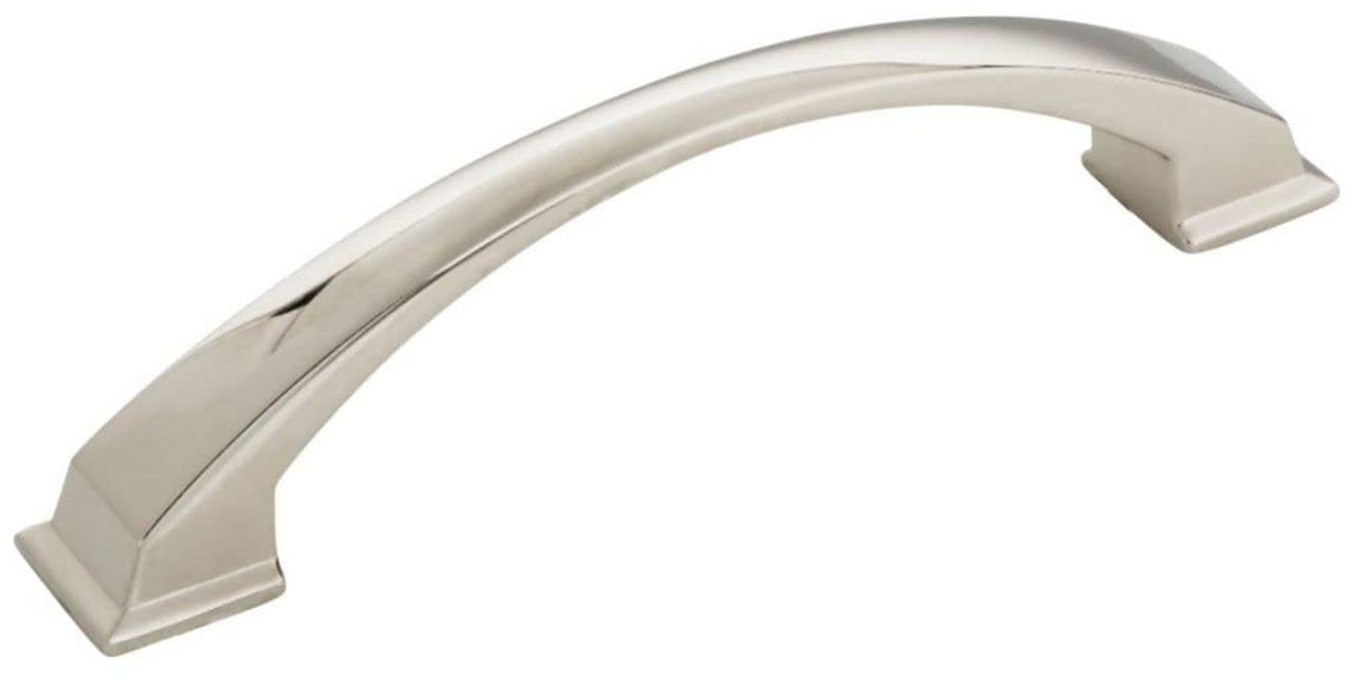 Jeffrey Alexander 944-128NI 128 mm Center-to-Center Polished Nickel Arched Roman Cabinet Pull