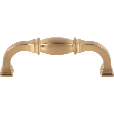 Jeffrey Alexander 278-96SBZ 96 mm Center-to-Center Satin Bronze Audrey Cabinet Pull