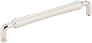 Jeffrey Alexander 537-160NI 160 mm Center-to-Center Polished Nickel Barrel Bremen 2 Cabinet Pull
