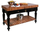 John Boos RN-LR05-SSL Le Rustica LYPTUS Work Table w/Shelf 48x24x34