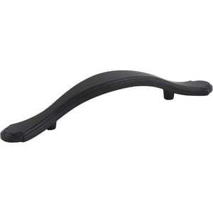 Elements 3108MB 3" Center-to-Center Matte Black Gatsby Cabinet Pull