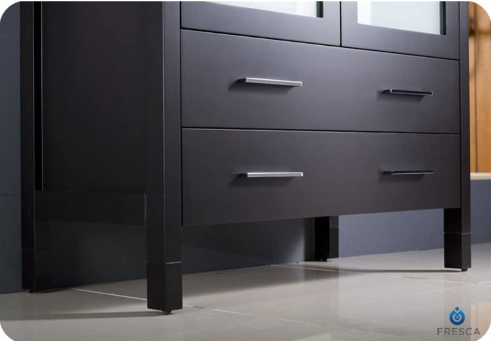 Fresca FCB6236ES-I Fresca Torino 36" Espresso Modern Bathroom Cabinet w/ Integrated Sink