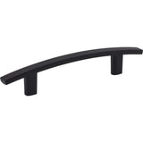 Elements 859-96MB 96 mm Center-to-Center Matte Black Square Thatcher Cabinet Bar Pull