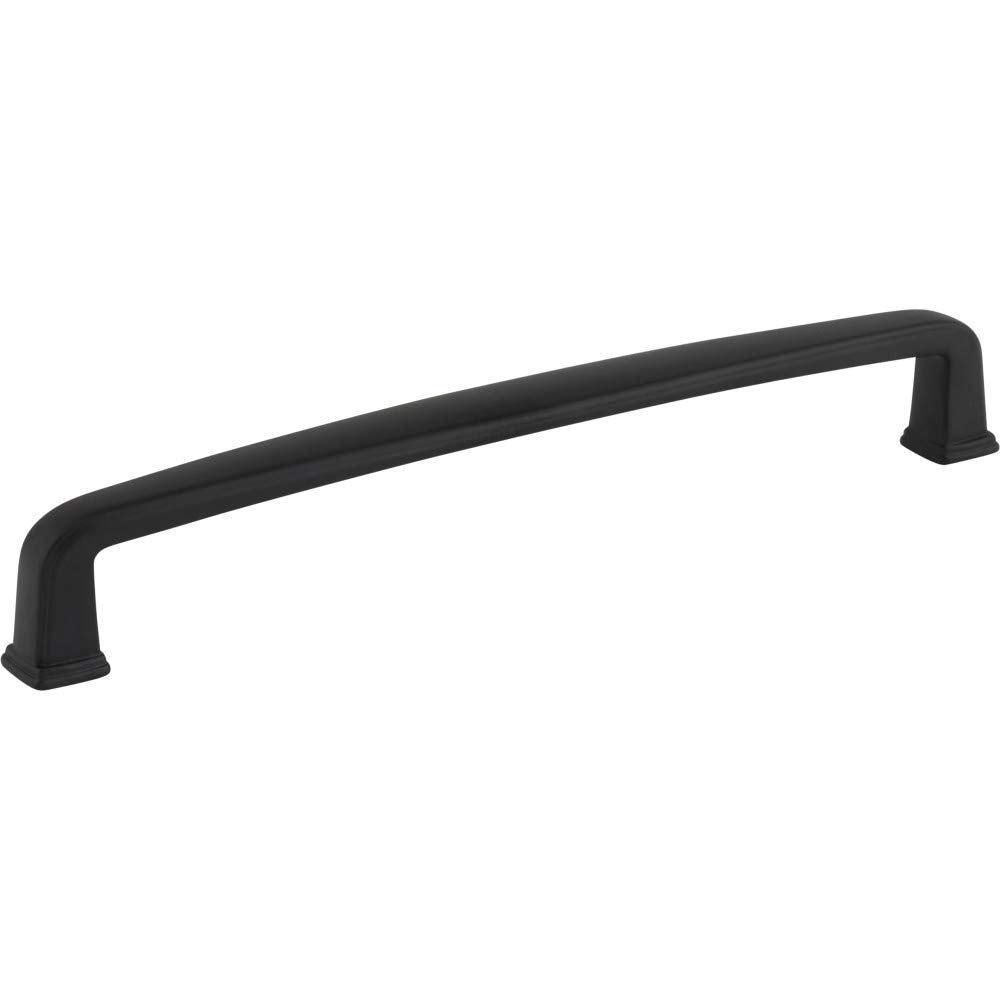 Jeffrey Alexander 1092-160MB 160 mm Center-to-Center Matte Black Square Milan 1 Cabinet Pull