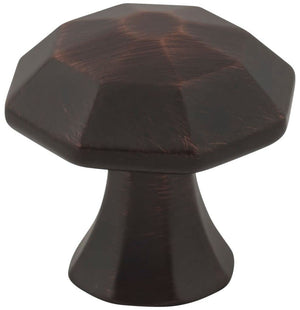 Jeffrey Alexander 678DBAC 1-1/4" Overall Length Brushed Oil Rubbed Bronze Octagonal Wheeler Cabinet Knob