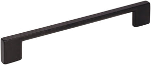 Jeffrey Alexander 635-160MB 160 mm Center-to-Center Matte Black Square Sutton Cabinet Bar Pull