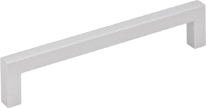 Elements 625-128MS 128 mm Center-to-Center Matte Silver Square Stanton Cabinet Bar Pull