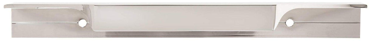 Amerock Cabinet Edge Pull Polished Chrome 4-9/16 inch (116 mm) Center to Center Extent 1 Pack Drawer Pull Drawer Handle Cabinet Hardware