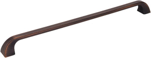 Jeffrey Alexander 972-305DBAC 305 mm Center-to-Center Brushed Oil Rubbed Bronze Square Marlo Cabinet Pull