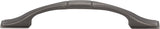 Elements 937-96PC 96 mm Center-to-Center Polished Chrome Square Hammond Cabinet Pull