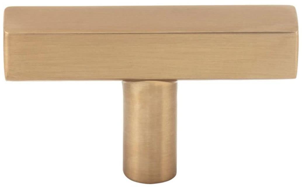 Jeffrey Alexander 845T-SBZ 2" Satin Bronze Dominique Cabinet "T" Knob