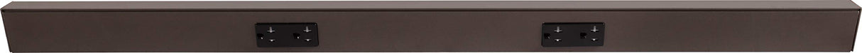 Task Lighting TR36-2BD-P-BZ 36" TR Series Angle Power Strip, Bronze Finish, Black Receptacles